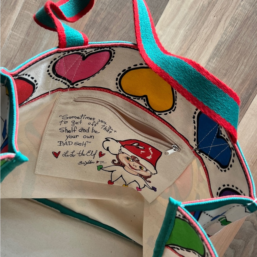 Brighton Multicolor Heart Tote Bag - Picture 8 of 9
